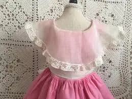 100%cotton organdy fabric 44&quot; stiff*medium pink
