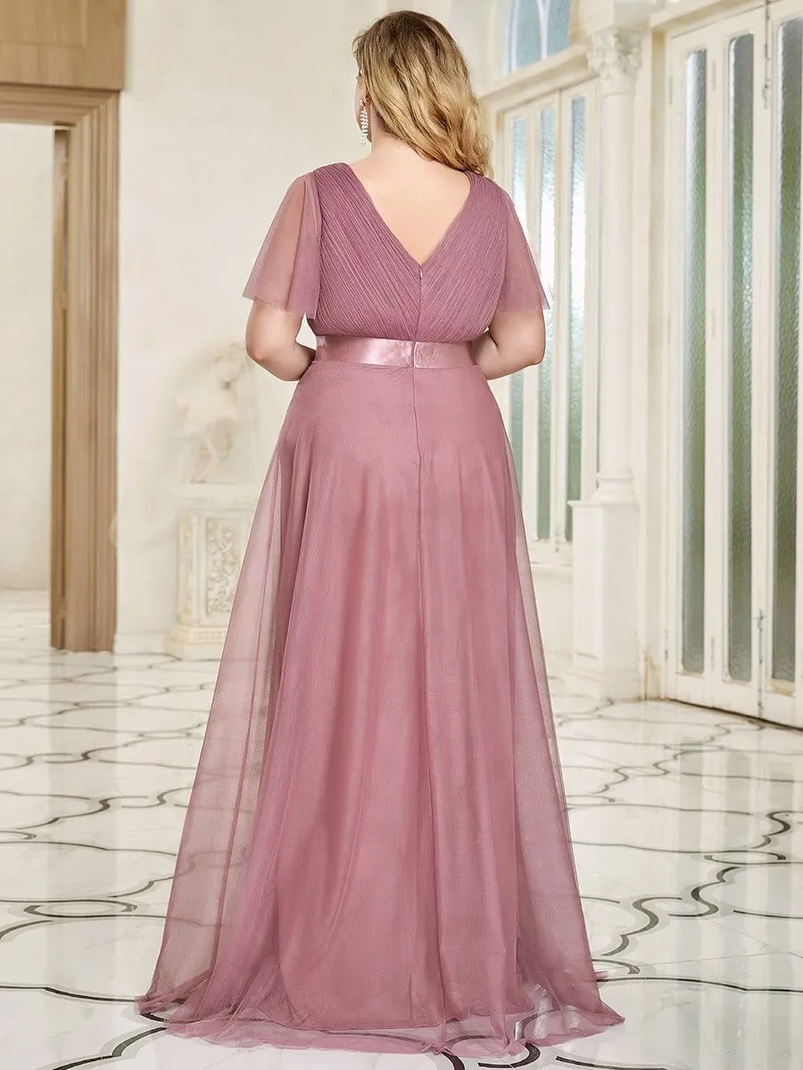 A-Line Tulle Dress