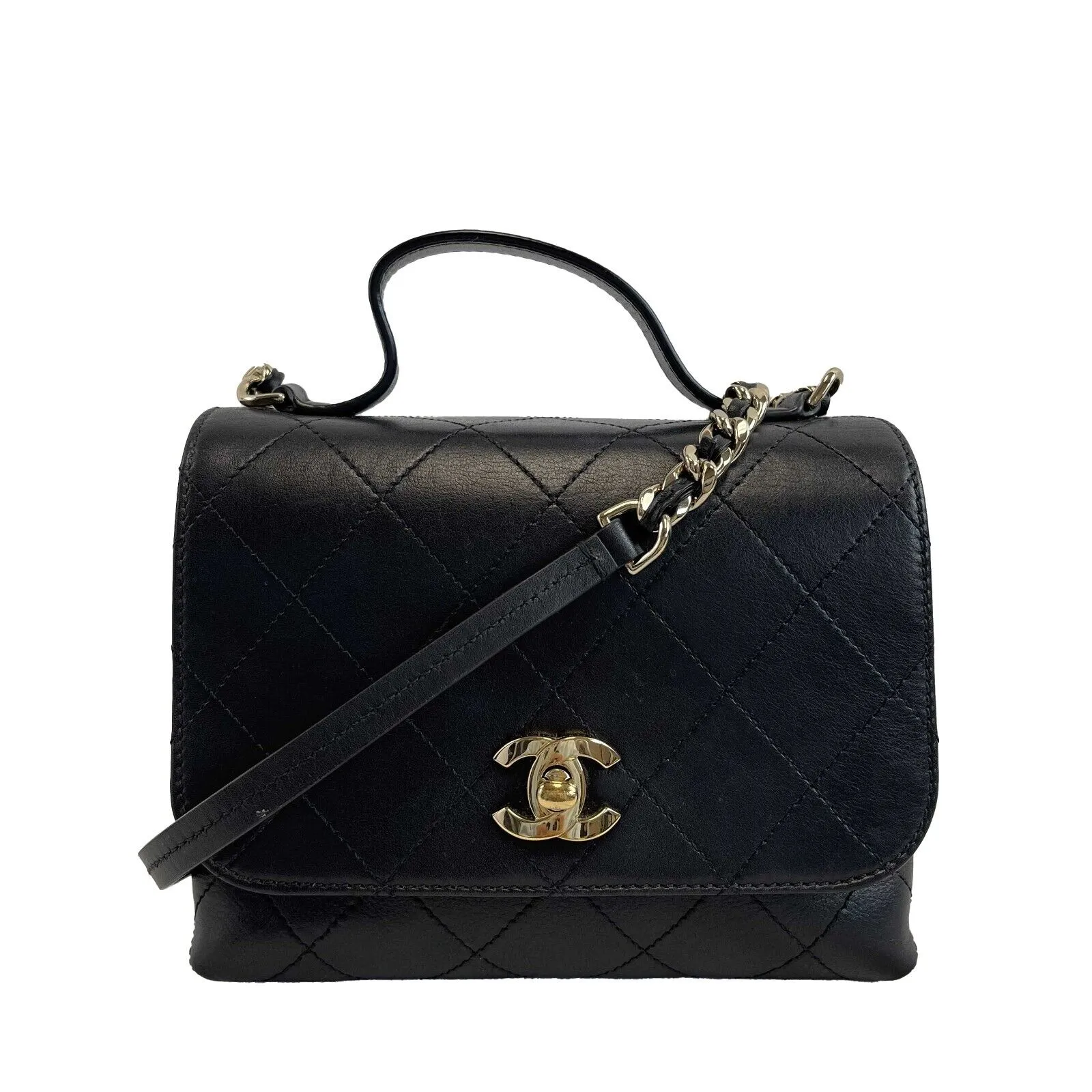 CHANEL Classic Double Pocket Top Handle