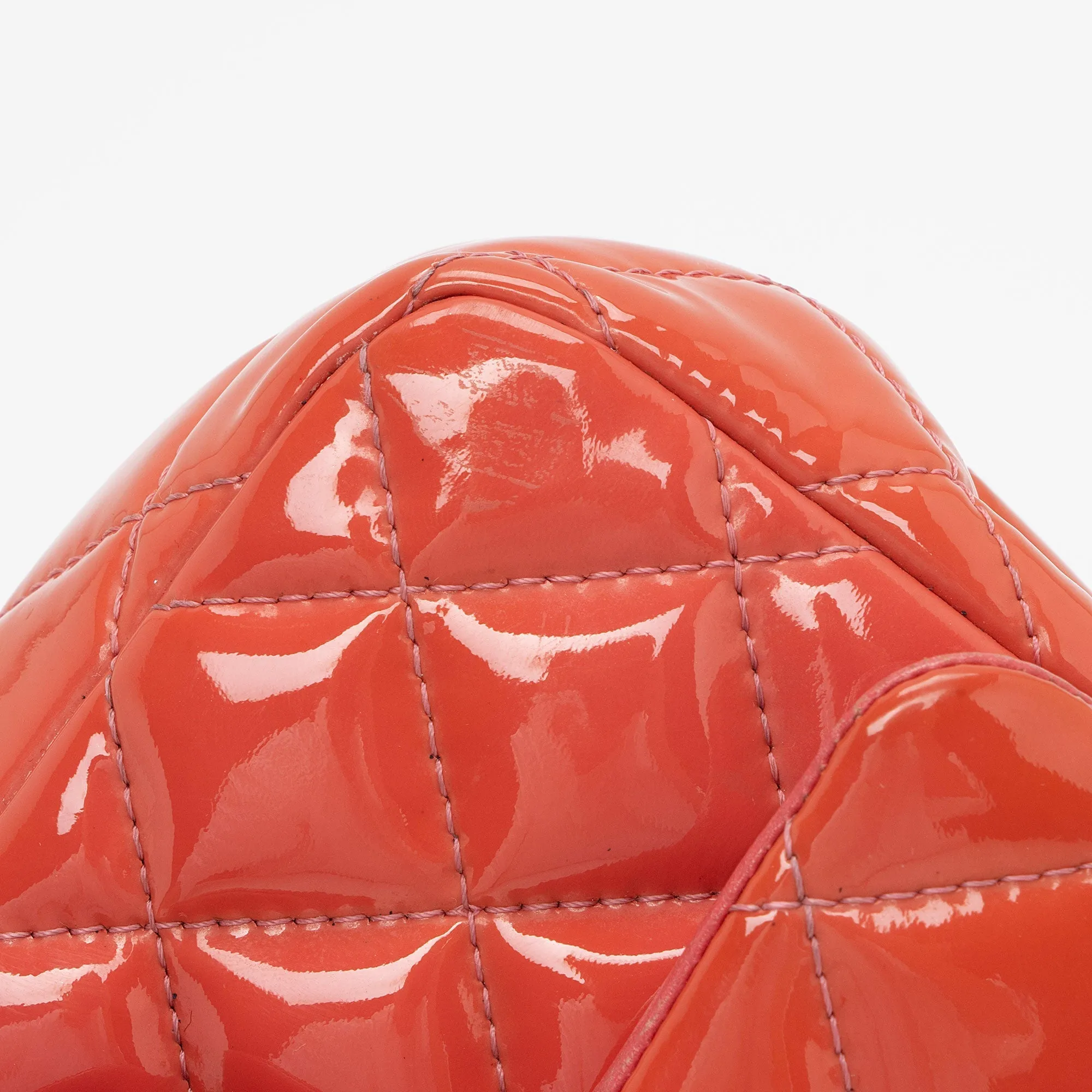 Chanel Patent Leather Rectangular Extra Mini Flap Bag (SHF-M8fPie)