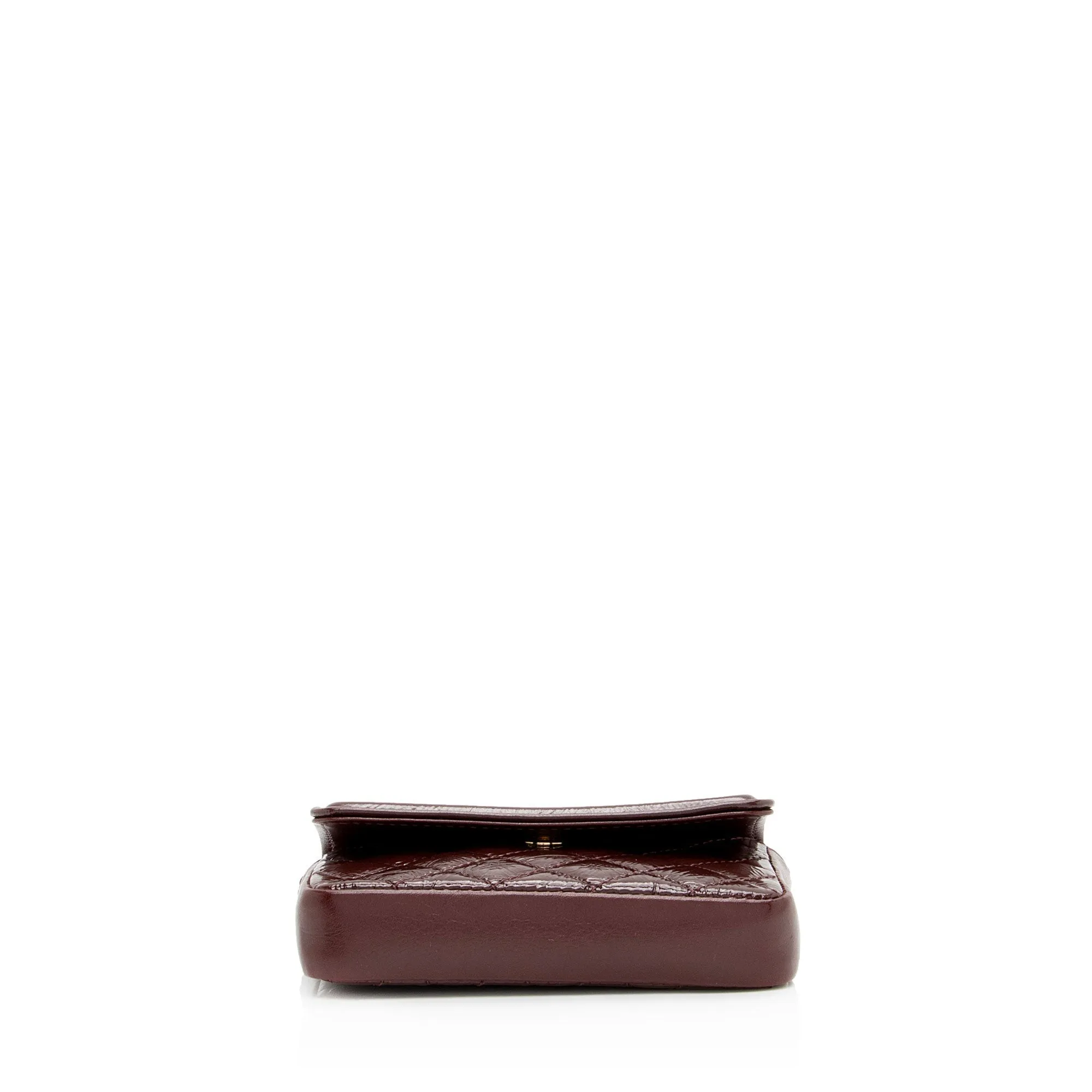 Chanel Shiny Aged Calfskin Flap Belt Bag (SHF-lqkDBp)