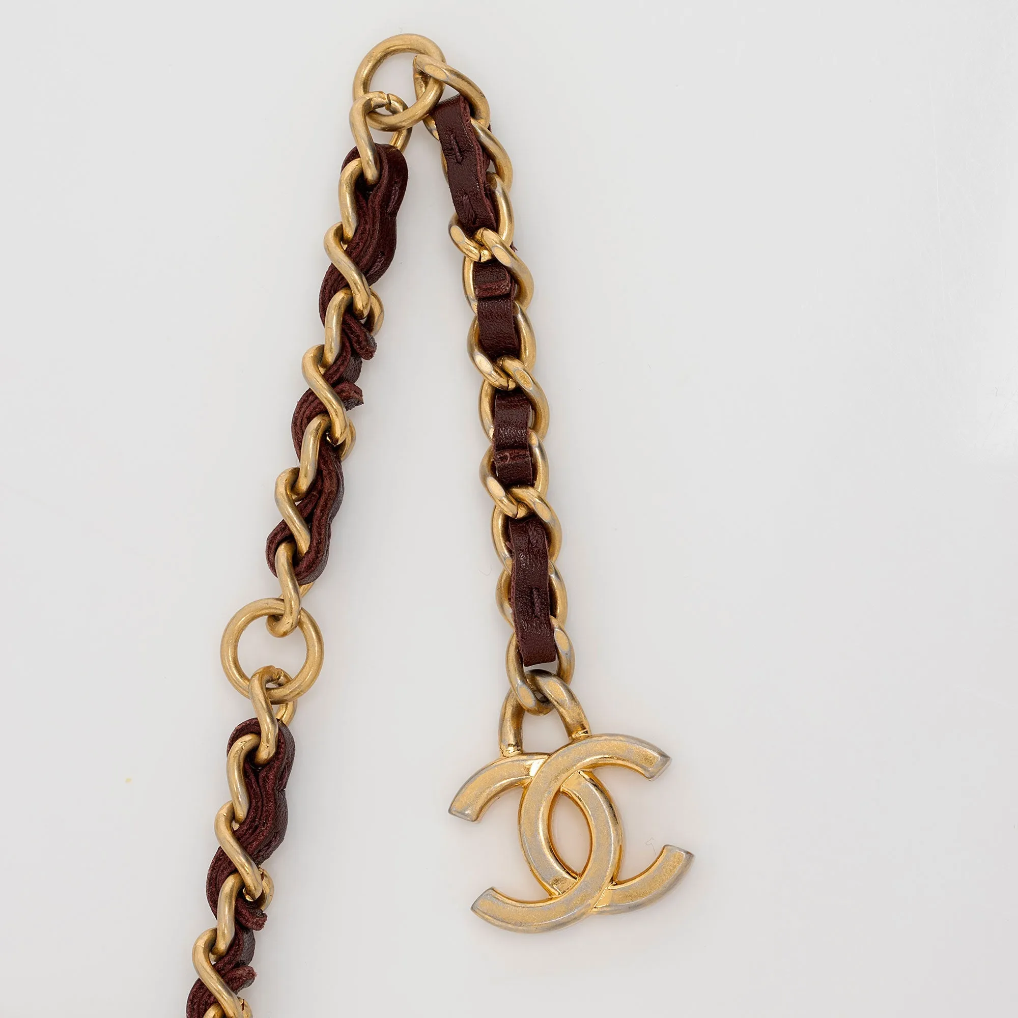 Chanel Shiny Aged Calfskin Flap Belt Bag (SHF-lqkDBp)