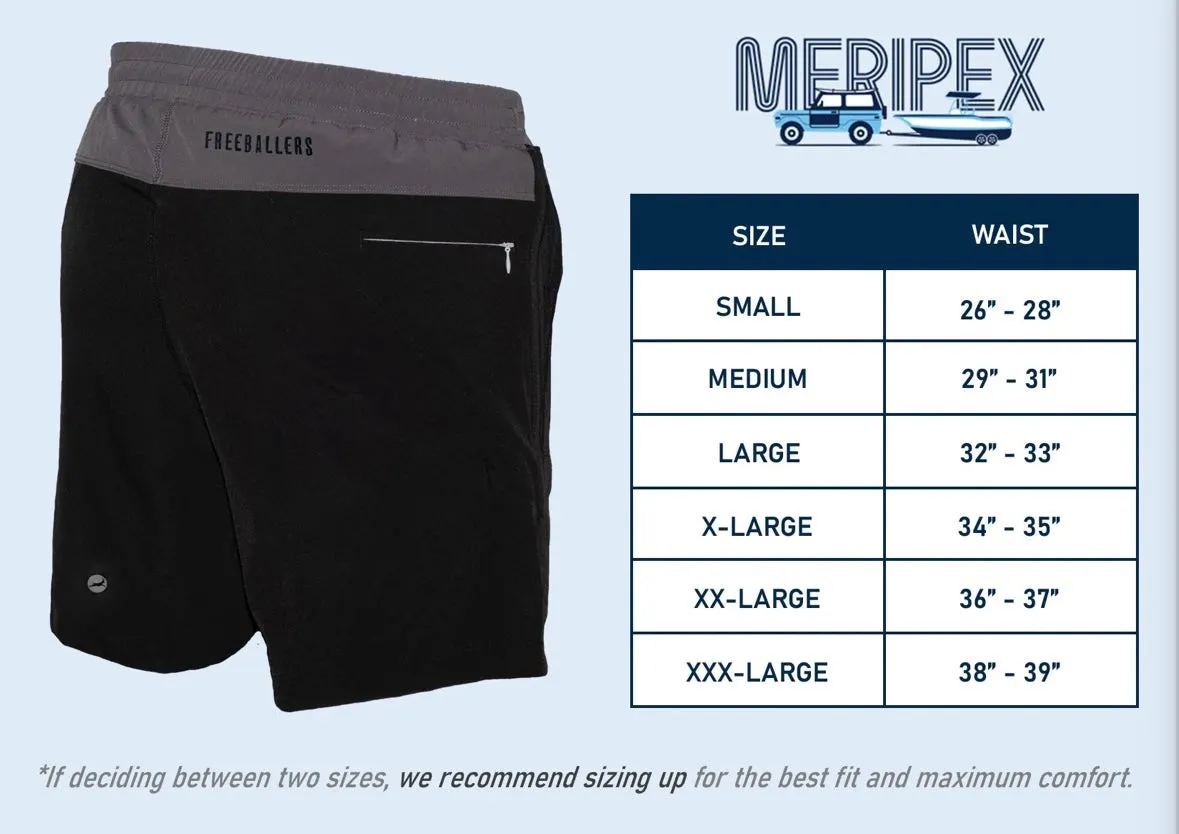 Charcoal gray- 6in Meripex Shorts
