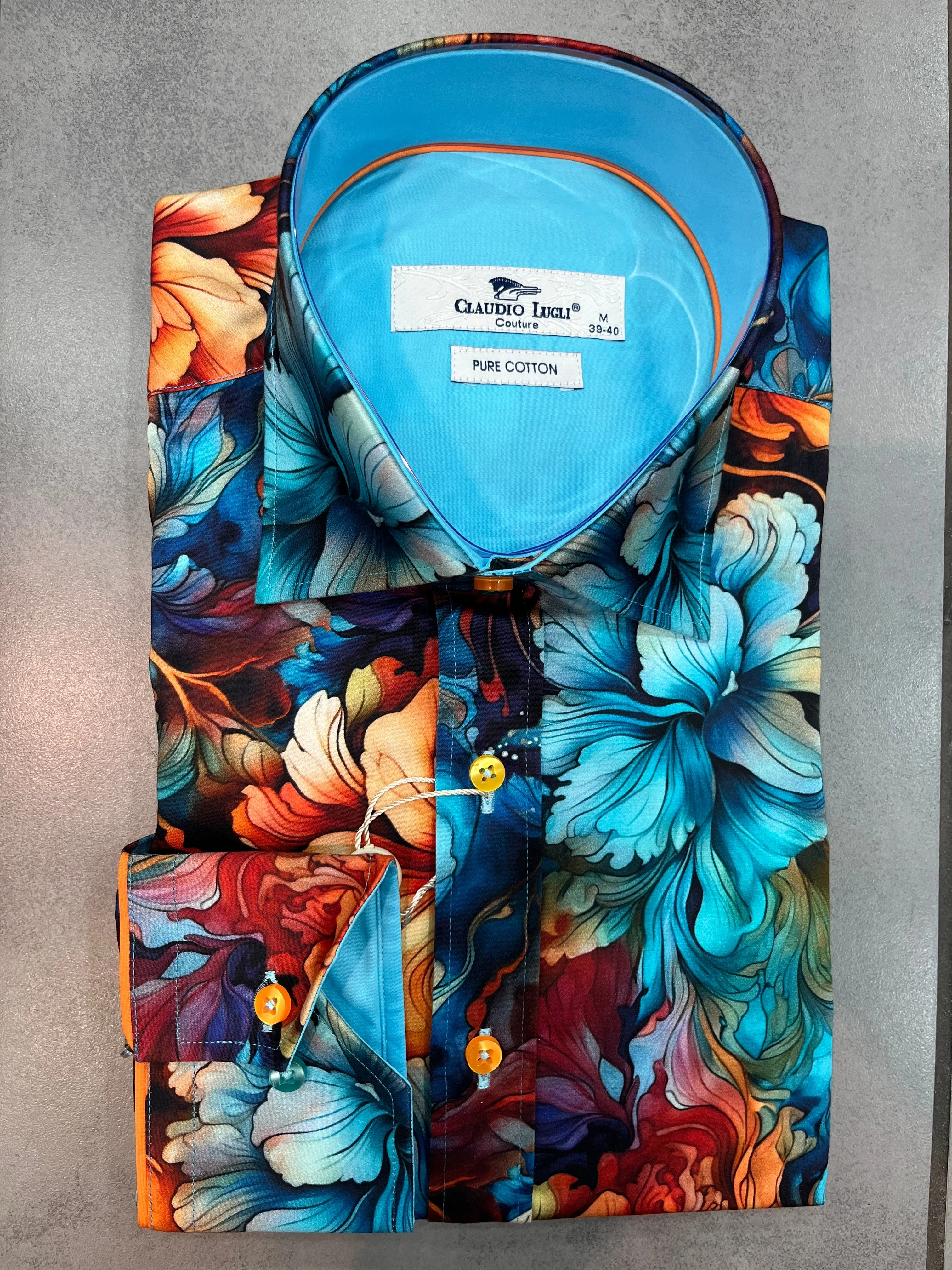 Claudio Lugli Liquid Floral Shirt Cp6952
