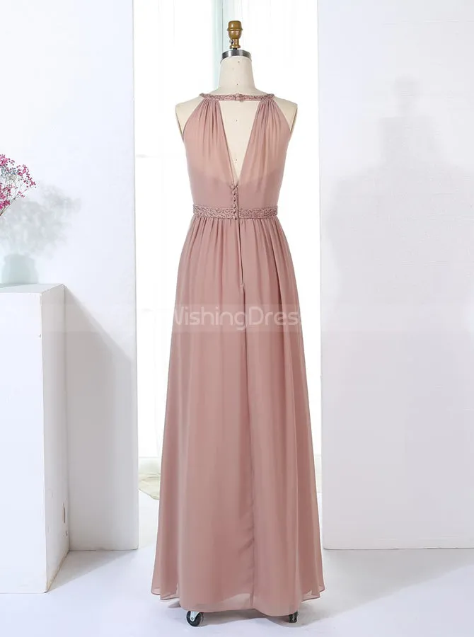 Elegant Bridesmaid Dresses,Long Bridesmaid Dress,BD00312
