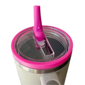 Flip Top Lid For Stanley Hot Pink