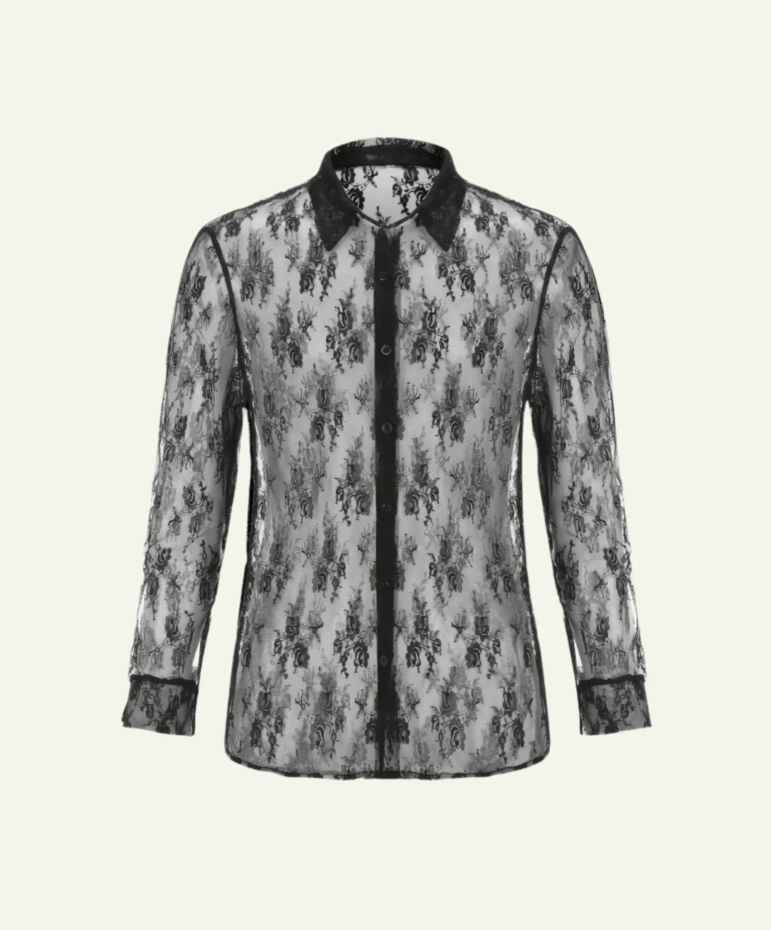 Floral Mesh Shirt