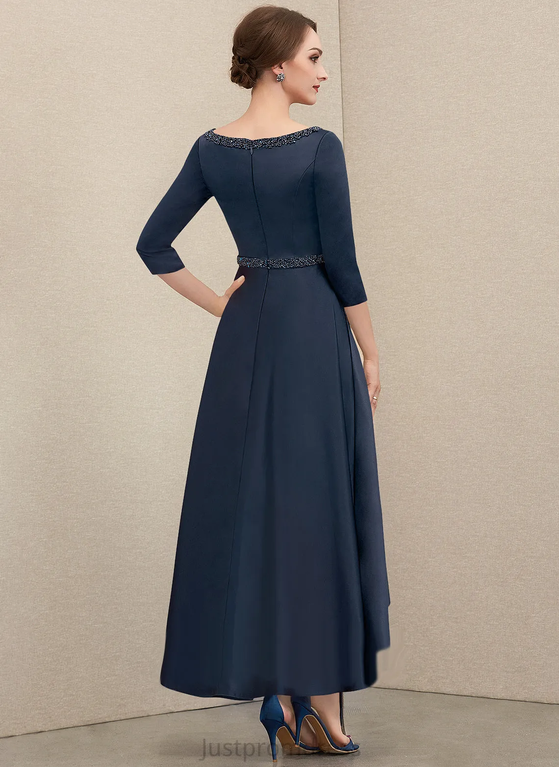 Formal Dresses A-line Dresses Maritza V-Neck Satin