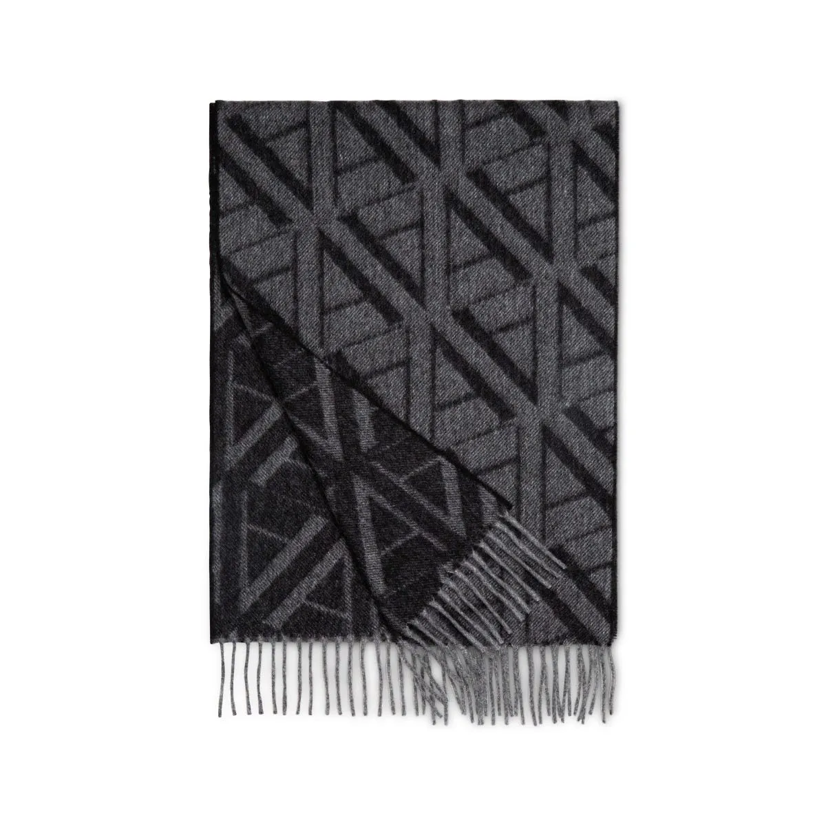 Geometric A Cashmere Scarf
