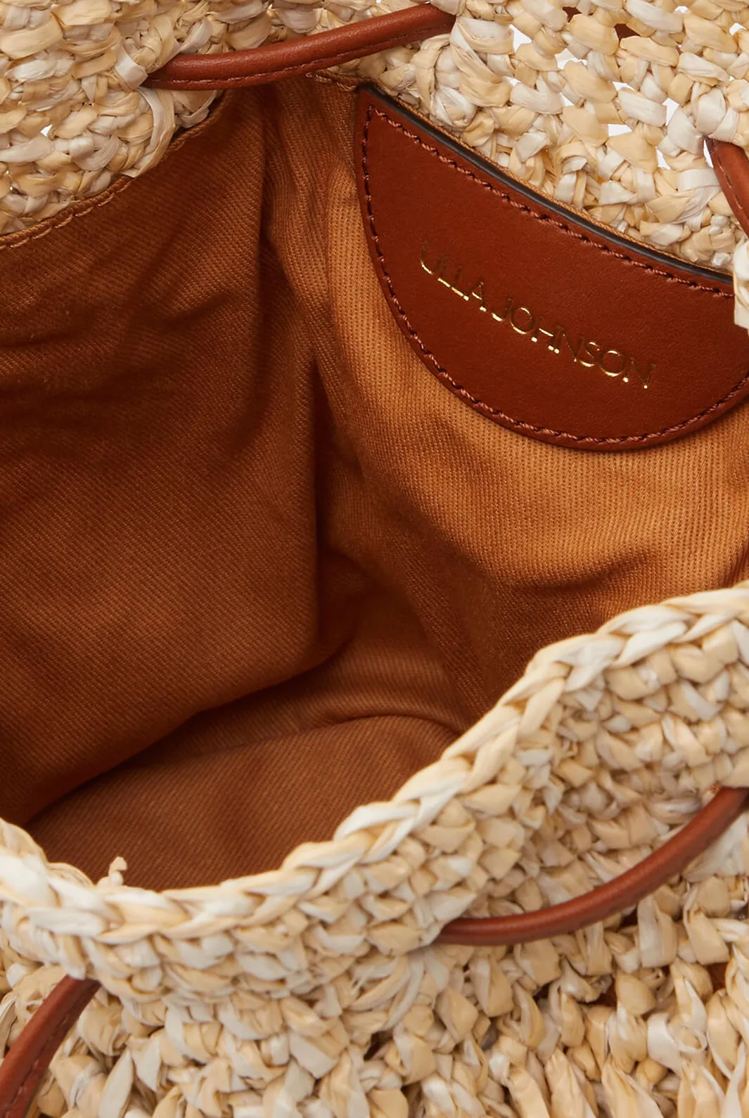 Gigi leather-trimmed fringed raffia bucket bag