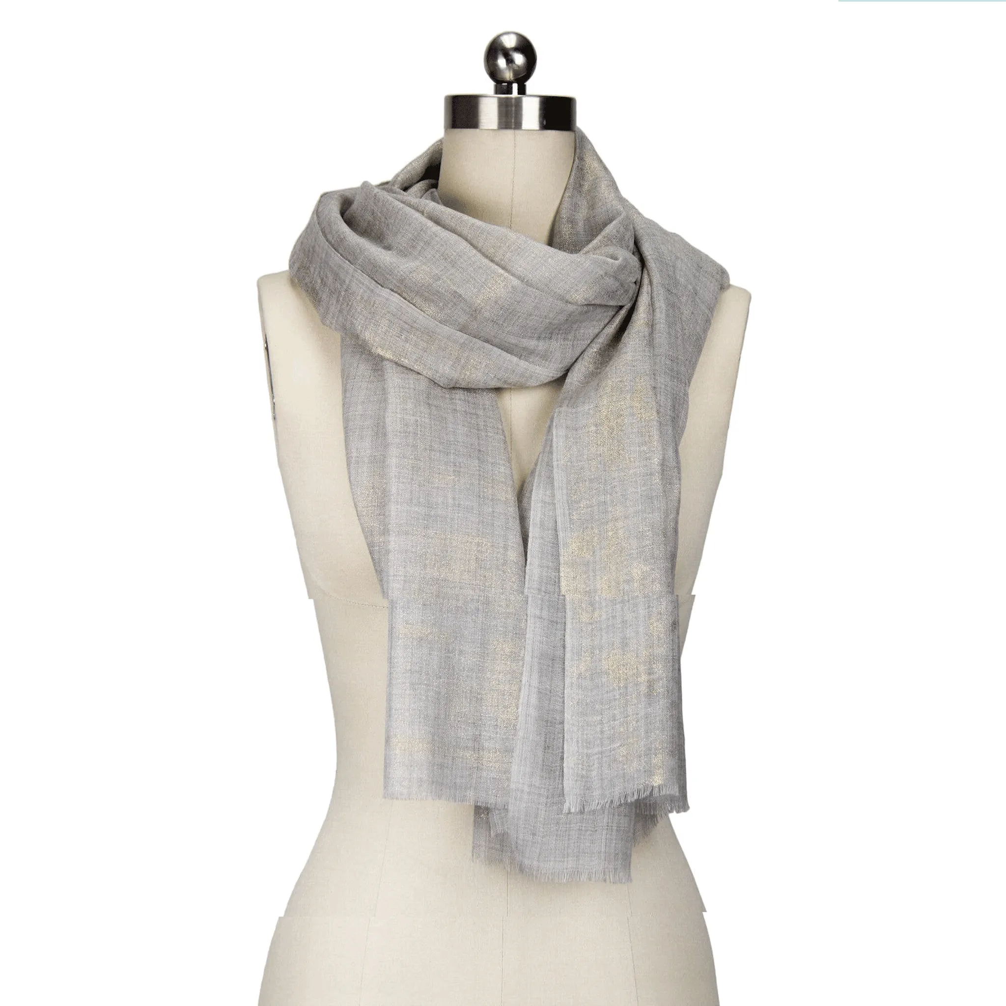 Gold Shimmer Scarf