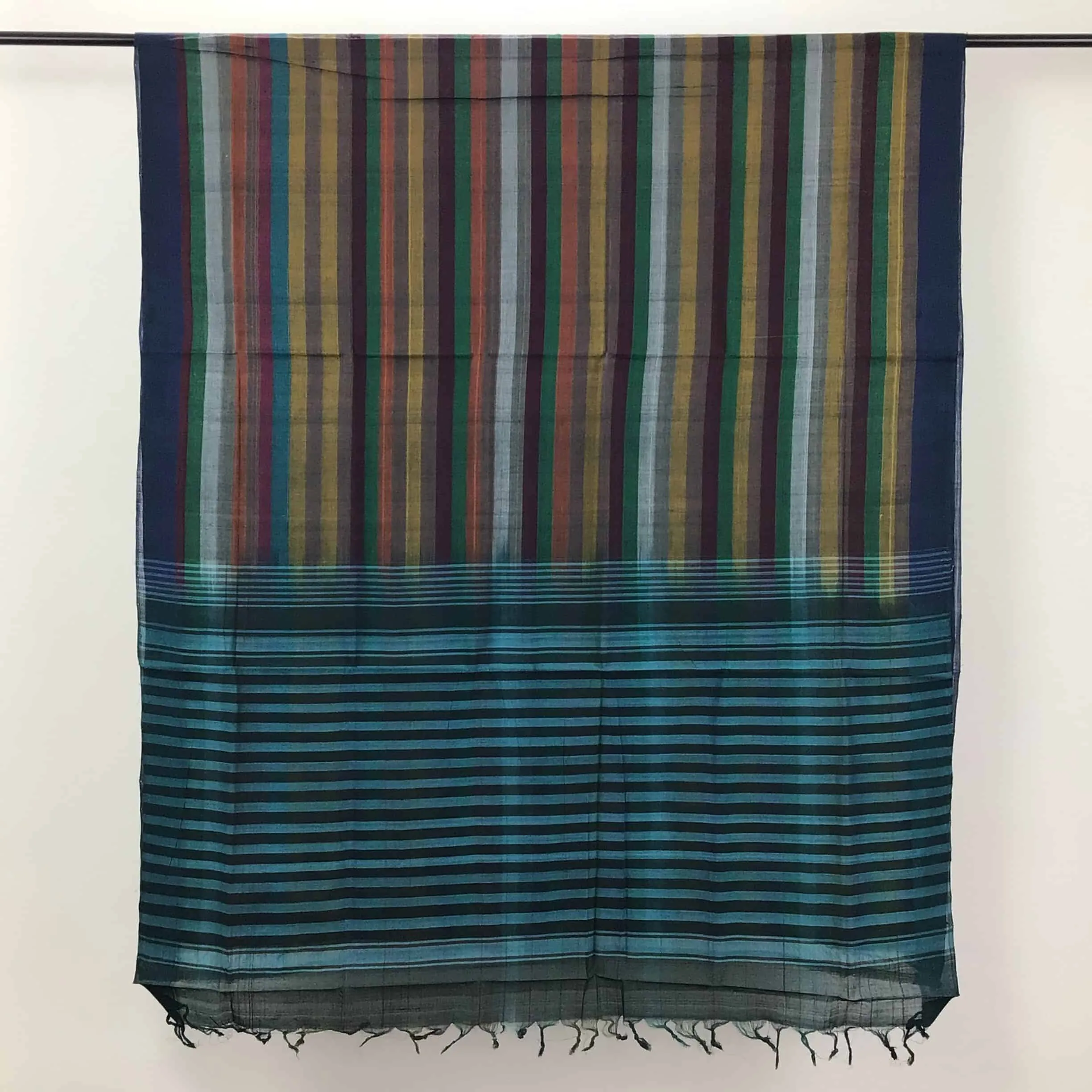 Handwoven Green Adampalli Cotton Saree