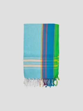 Kikoy Fabric Wrap in Light Blue