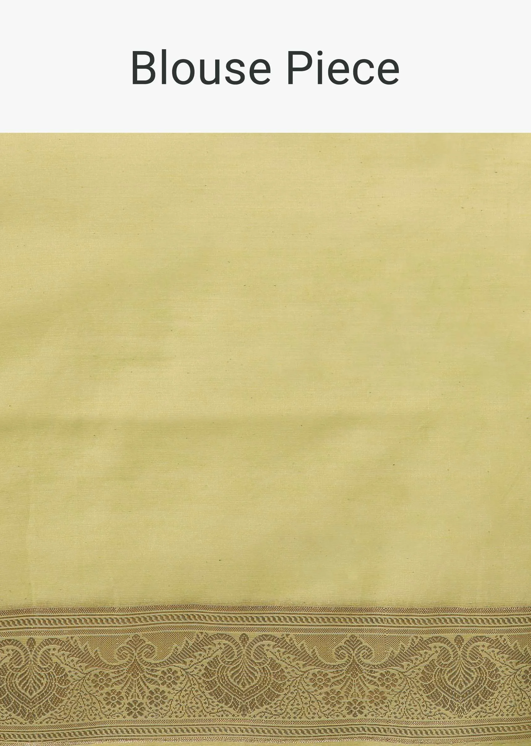 Mint Green Saree In Banarsi Chanderi And Pure Handloom Cotton
