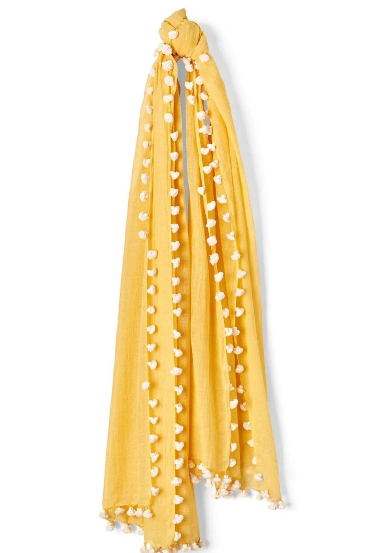 POM POM Scarf/Sarong- Cotton