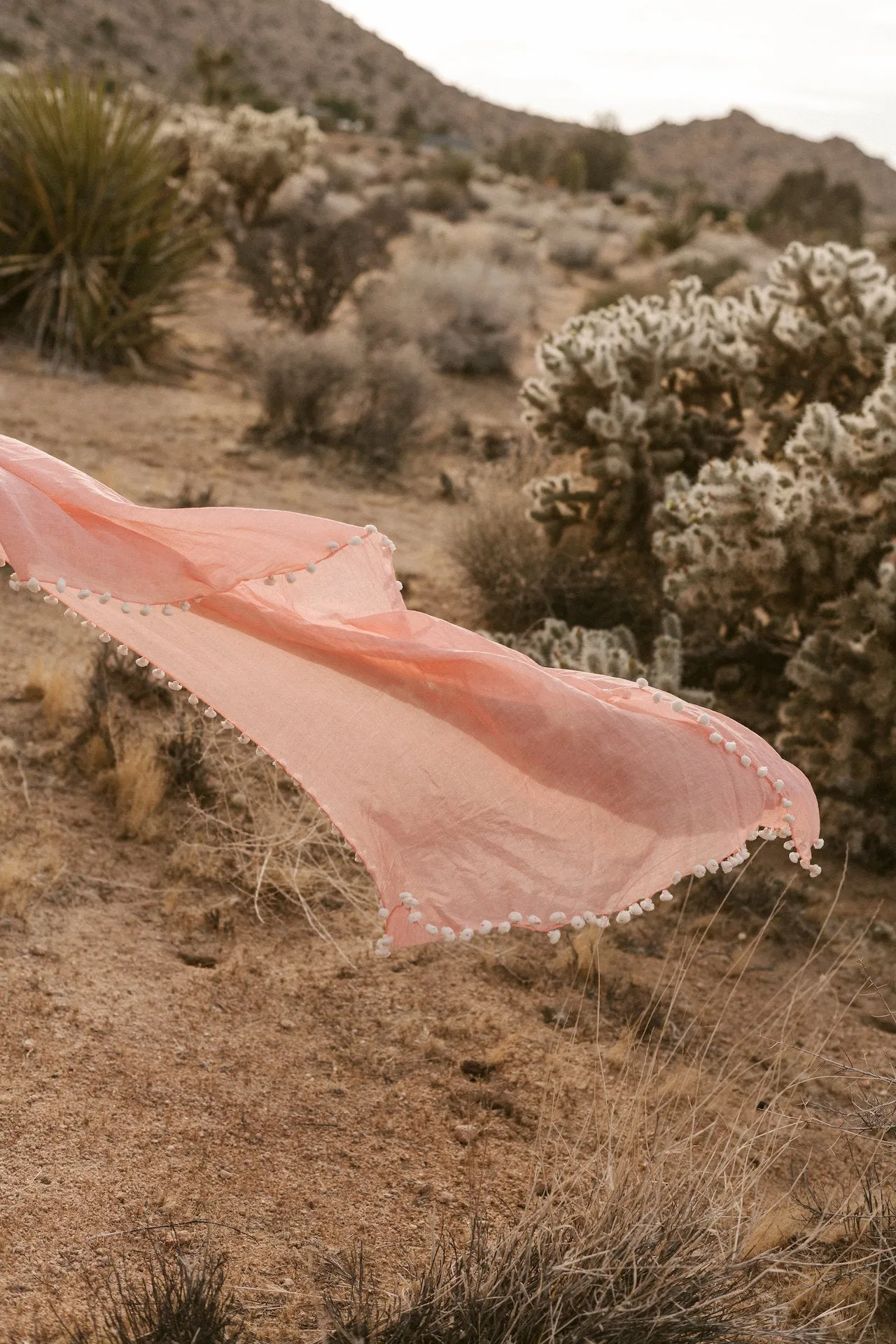POM POM Scarf/Sarong- Cotton