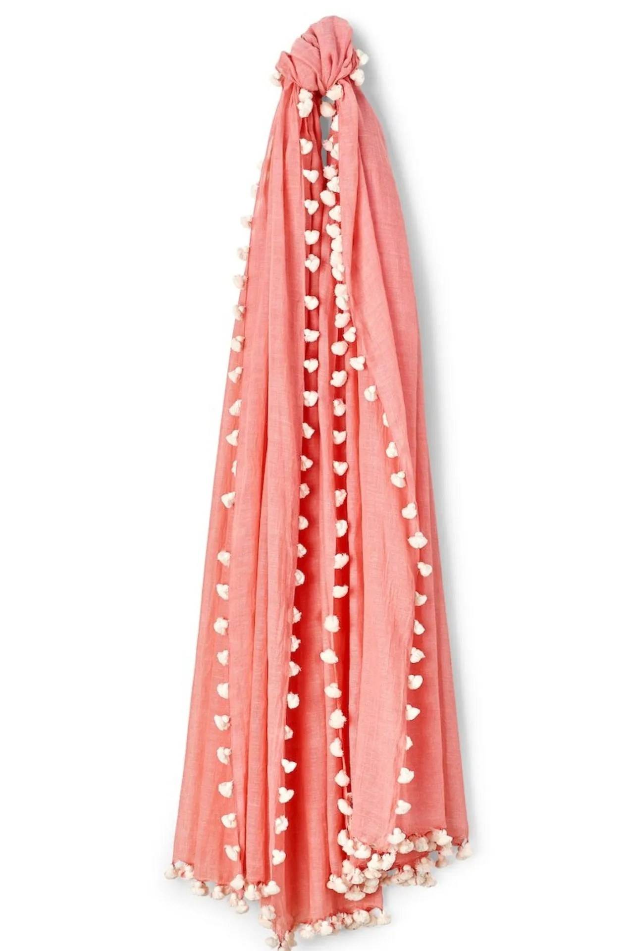 POM POM Scarf/Sarong- Cotton