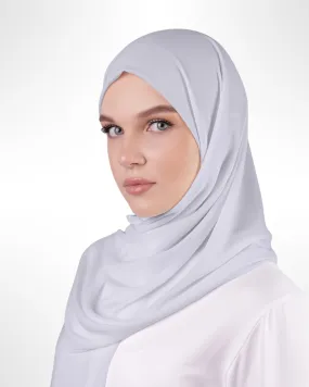 Premium Chiffon Hijab – Light Grey