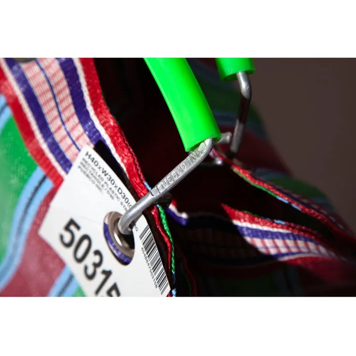 RECYCLED PLASTIC STRIPE BAG - Square