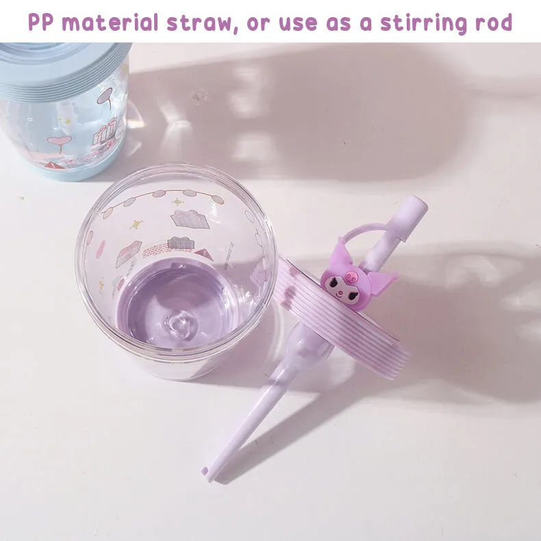Sanrio Portable Water Cup With Straw 535ml