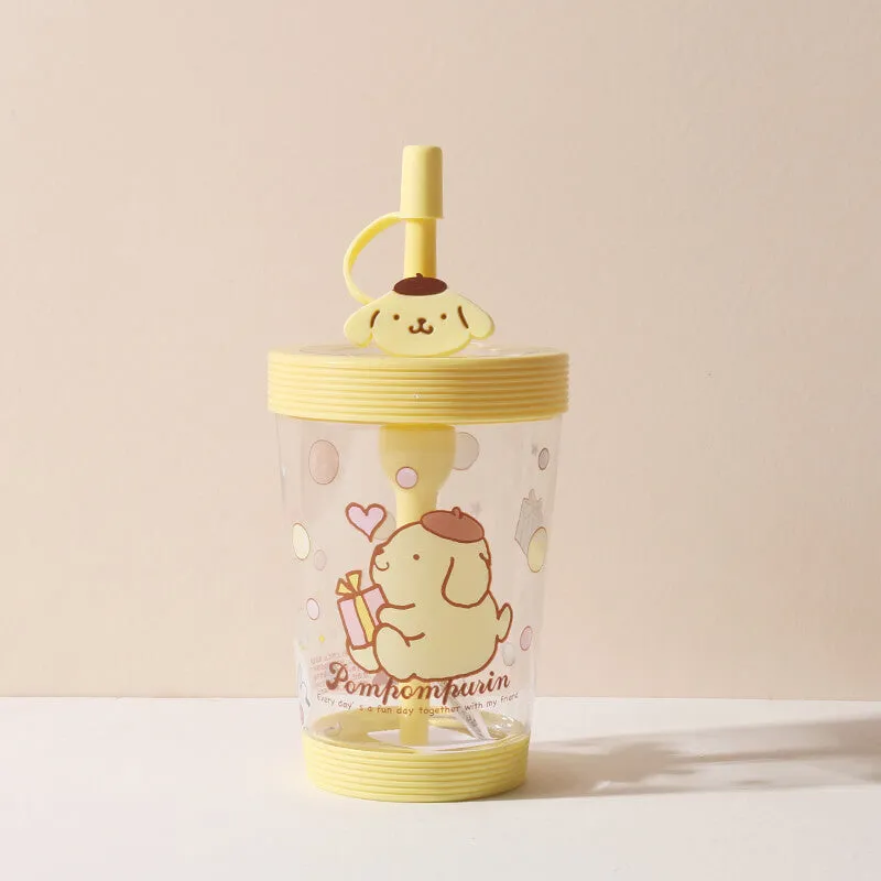 Sanrio Portable Water Cup With Straw 535ml