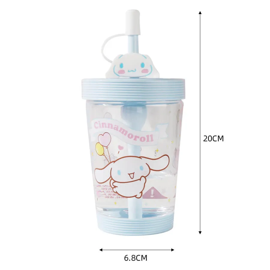 Sanrio Portable Water Cup With Straw 535ml