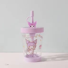Sanrio Portable Water Cup With Straw 535ml