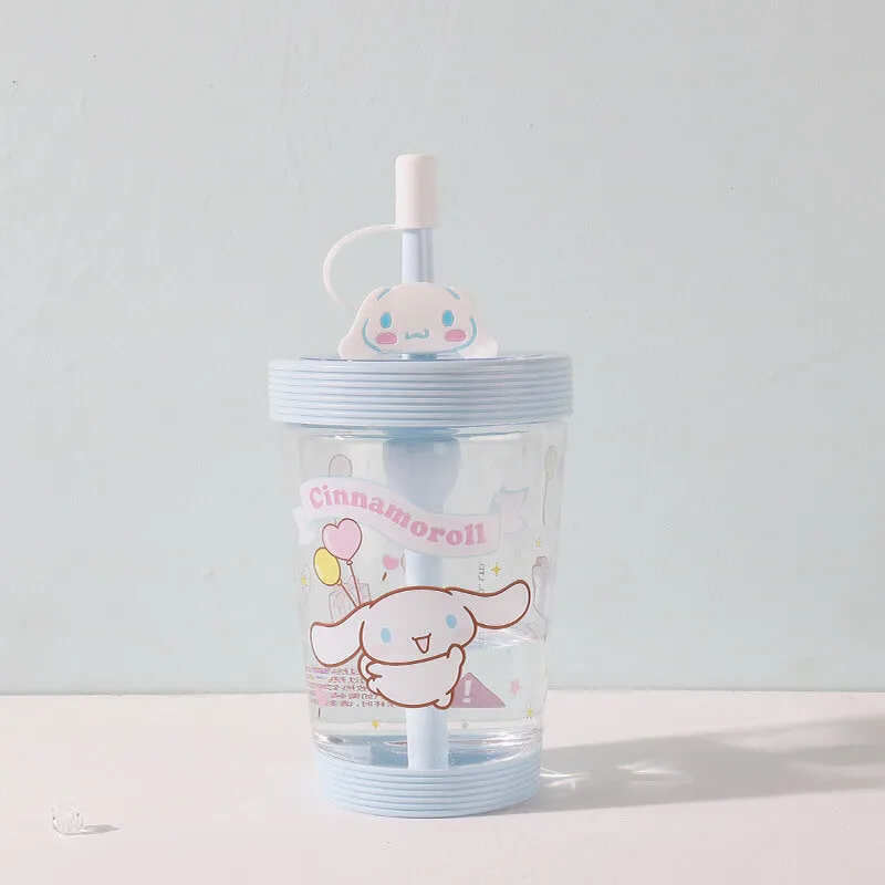 Sanrio Portable Water Cup With Straw 535ml