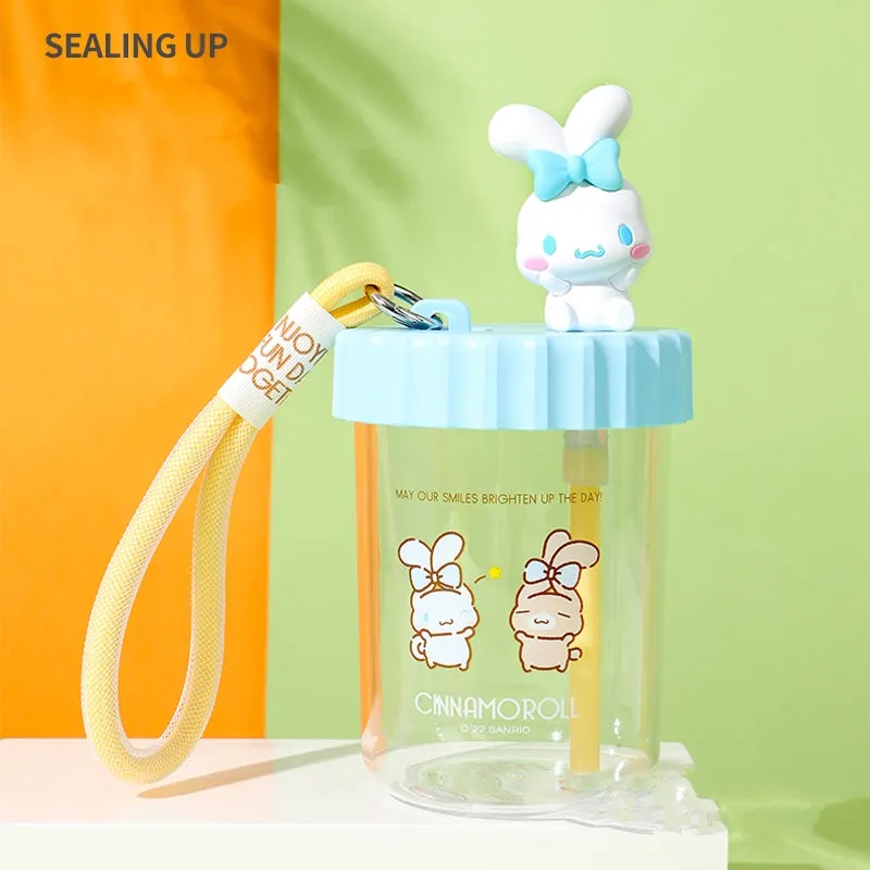 Sanrio Water Cup with Straw 520mL