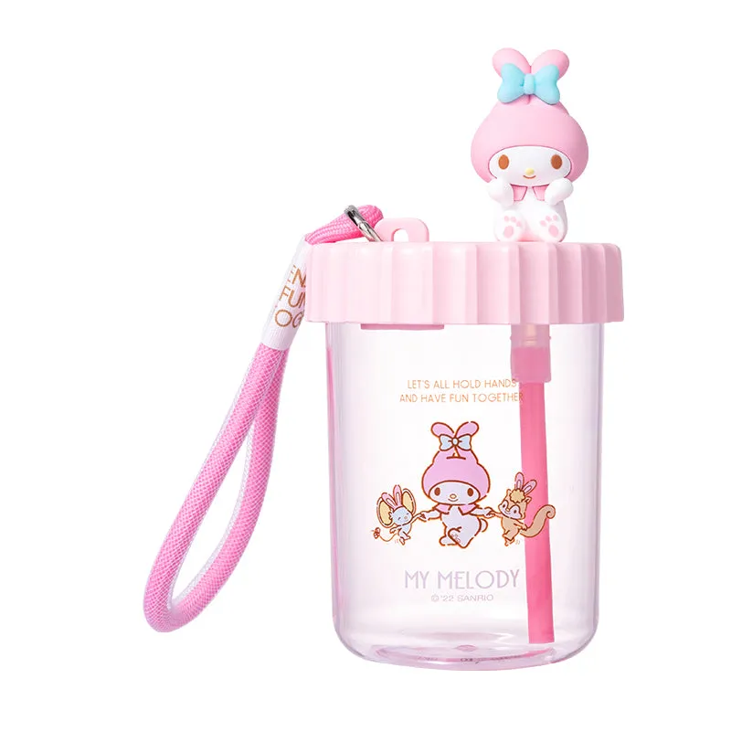 Sanrio Water Cup with Straw 520mL