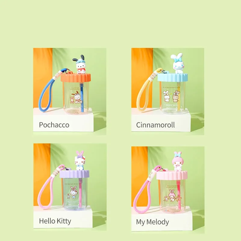 Sanrio Water Cup with Straw 520mL