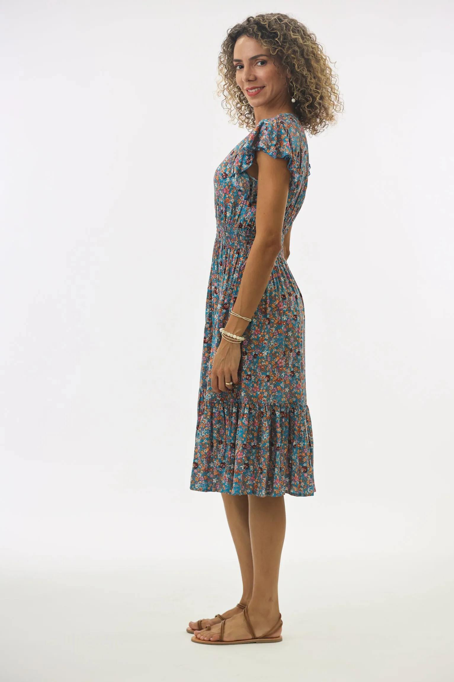 Serena Dress in Ditsy