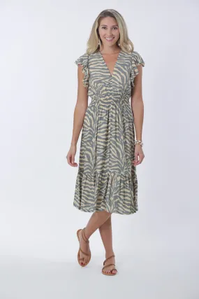 Serena Dress in Zebra