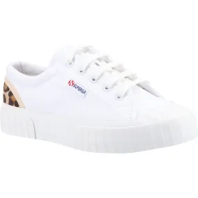 Superga 2630 Stripe Pad Leopard Shoes