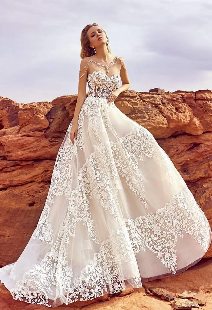 Swarovski Mermaid Wedding Gown