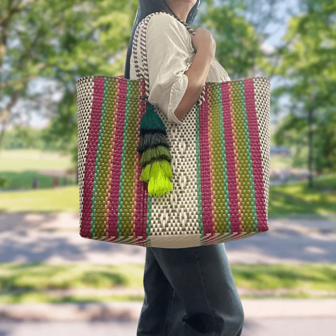 Upcycled Handwoven Handbags - Navy Dreams BUNDLE